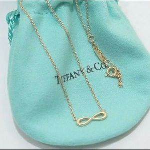 Tiffany & Co. 18K Rose Gold Infinity Necklace